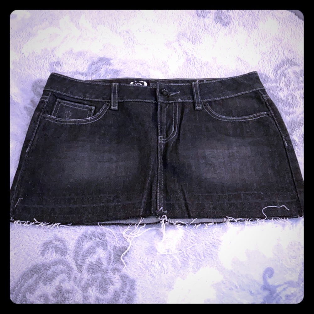 💕Bullhead Black Denim Skirt